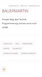 Mobile Screenshot of bauer-martin.com